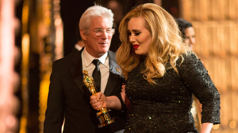 Richard Gere and Adele at the Oscars 