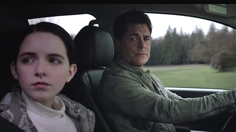 Mckenna Grace Rob Lowe driving