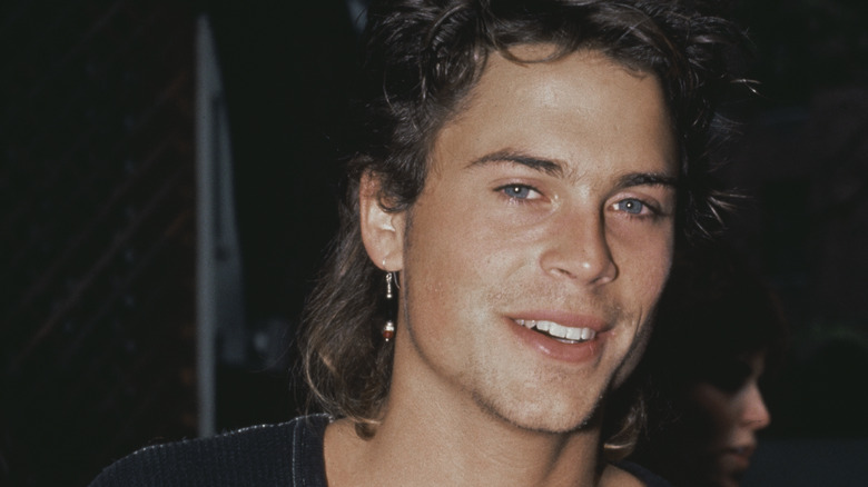 Rob Lowe smiling Duran Duran posing