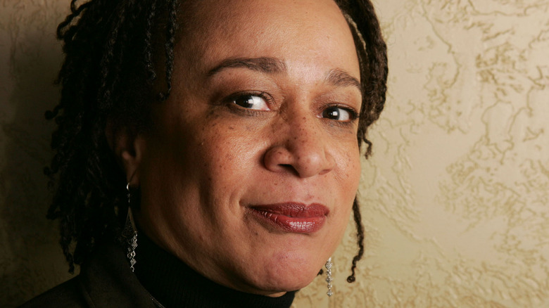 S. Epatha Merkerson posing