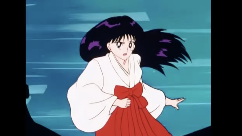 Rei Hino in Sailor Moon before her attack