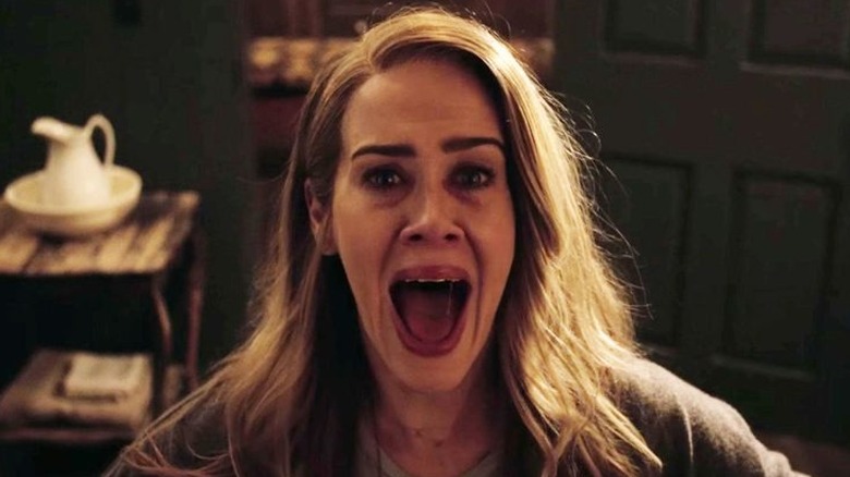 Sarah Paulson screaming