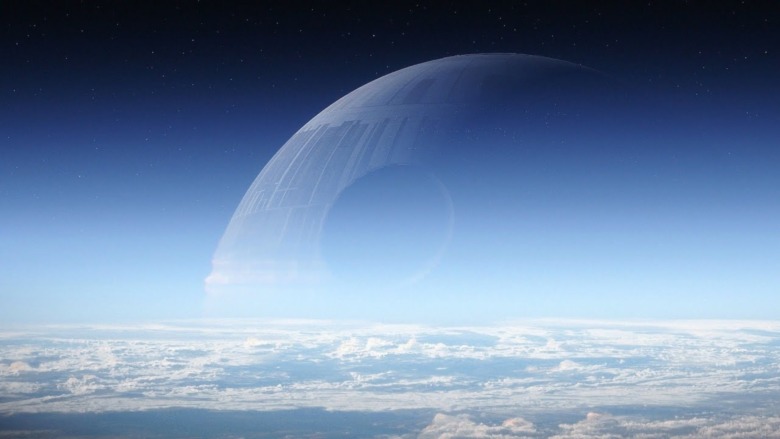 Death Star over Scarif