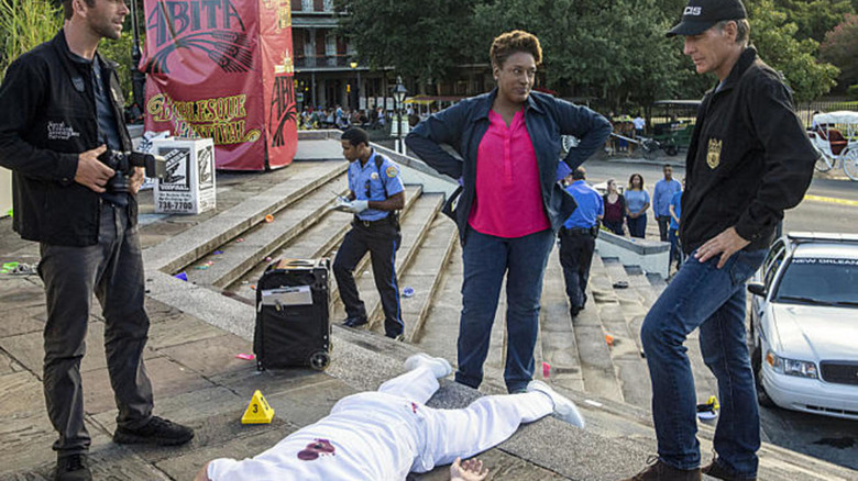 Scott Bakula and CCH Pounder on "NCIS: New Orleans"