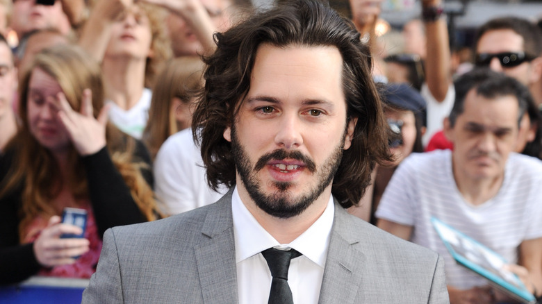 Edgar Wright being interviewed