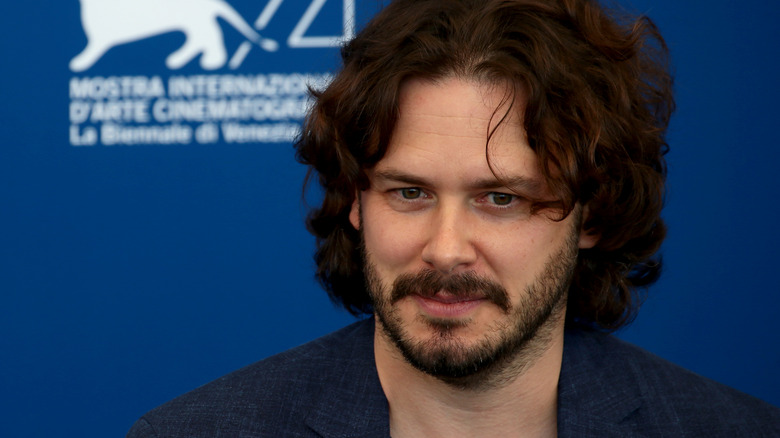 Edgar Wright before a screening