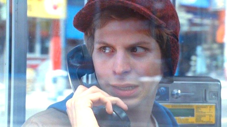 Michael Cera on the phone