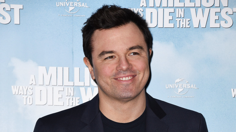 Seth MacFarlane at a premiere for A Million Ways To Die In The West