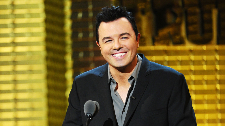 Seth MacFarlane emceeing the Roast of Donald Trump