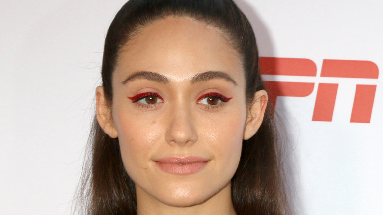 Emmy Rossum in close-up