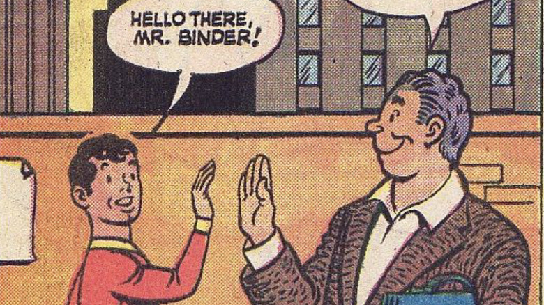 Otto Binder waves to Billy Batson