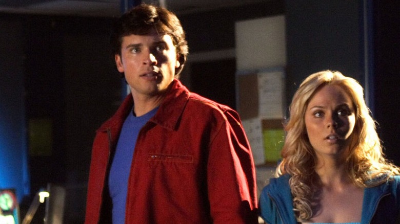 Clark with Kara in Smallville