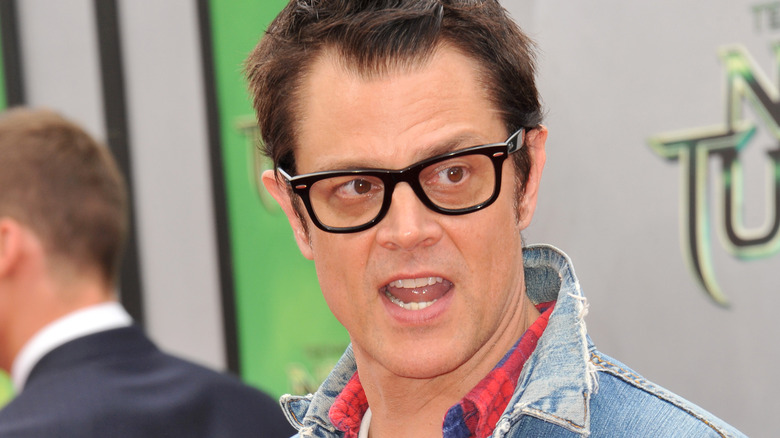 Johnny Knoxville looking