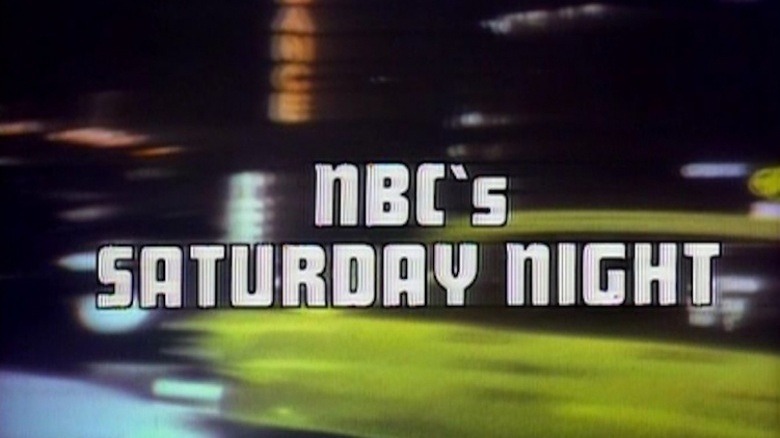 NBC's Saturday Night title card