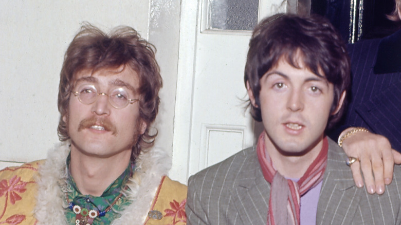 John Lennon and Paul McCartney together