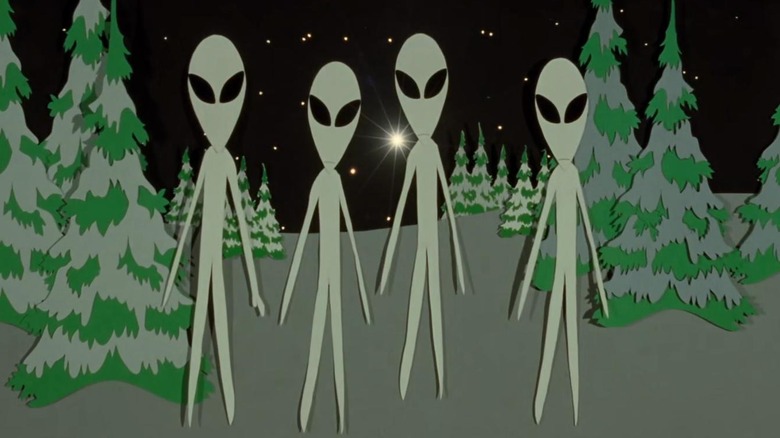 Aliens walking