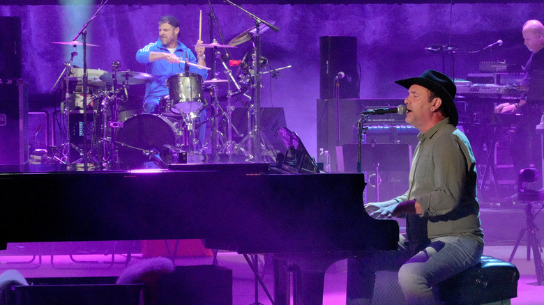 Stone and Parker performing at Red Rocks