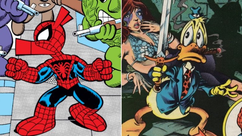 Spider-Ham and Howard the Duck