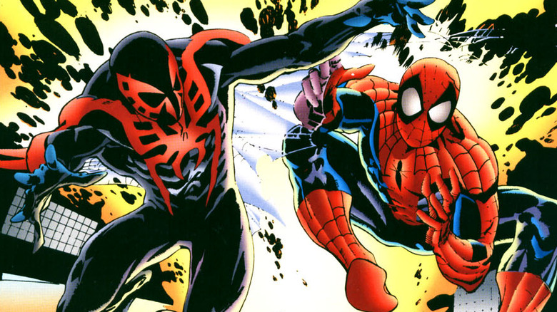 Spider-Man 2099 meets Spider-Man