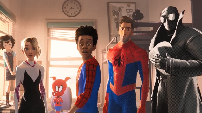 The main characters of Into the Spider-Verse