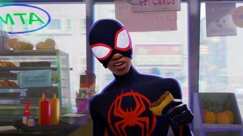 Miles Morales asking a question