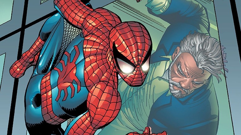 Spider-Man sees Ezekiel in his reflection