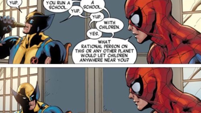 Spider-Man Wolverine banter