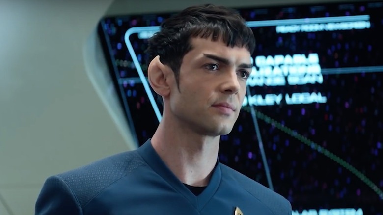 Spock in the briefing room