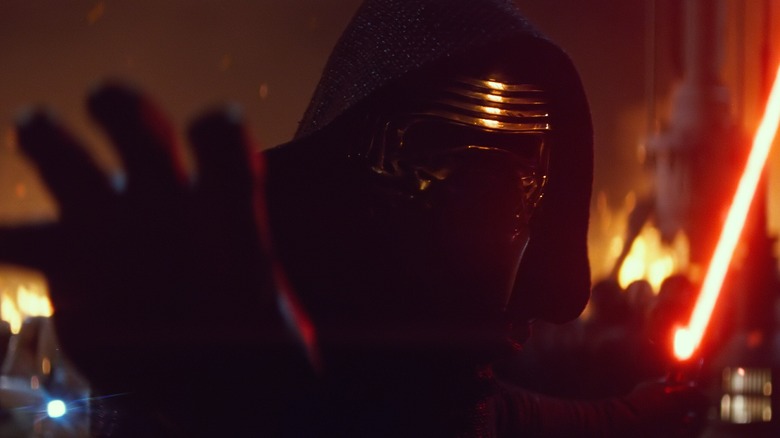 Kylo Ren reaching out 