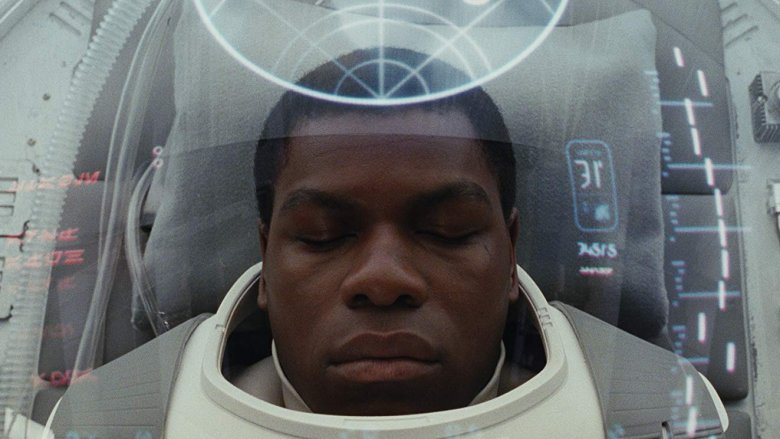 Finn in his medical pod