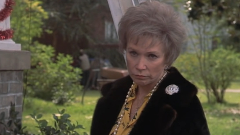 Shirley MacLaine glaring