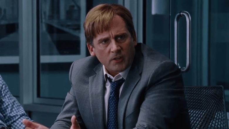 Steve Carell in conference room