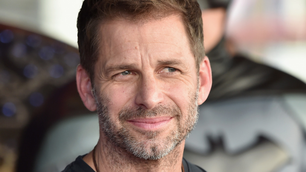 Zack Snyder smiling