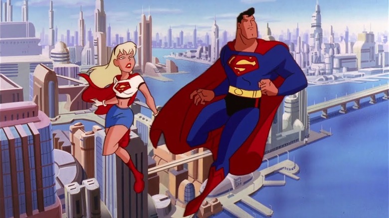 Superman with Supergirl