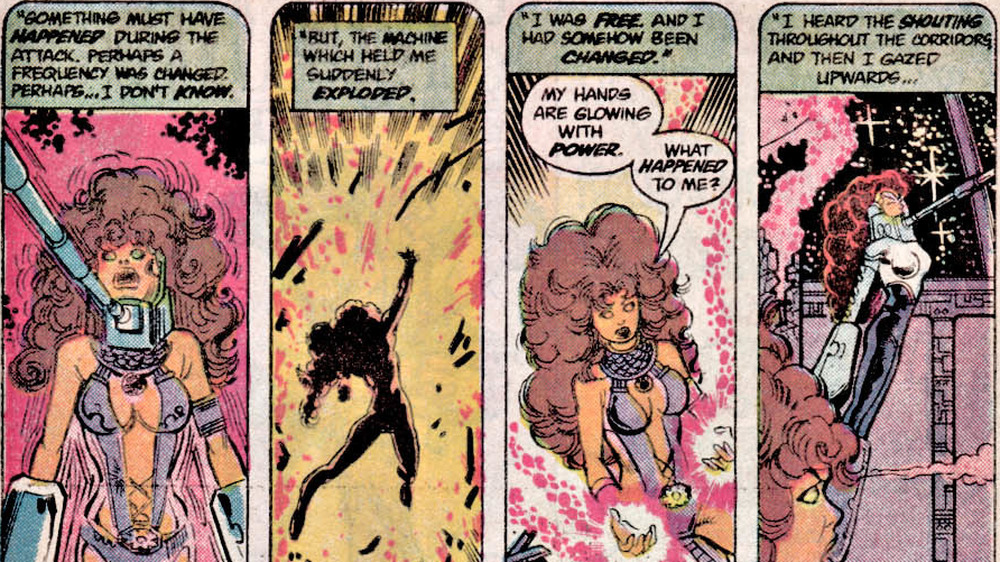 Starfire gets her starbolts