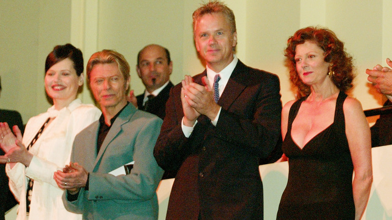 Susan Sarandon, Tim Robbins, David Bowie and Geena Davis