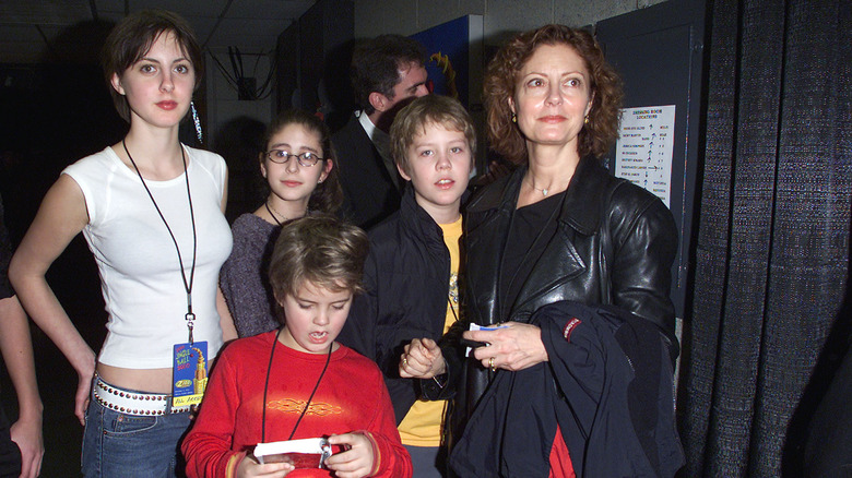 Susan Sarandon with kids 