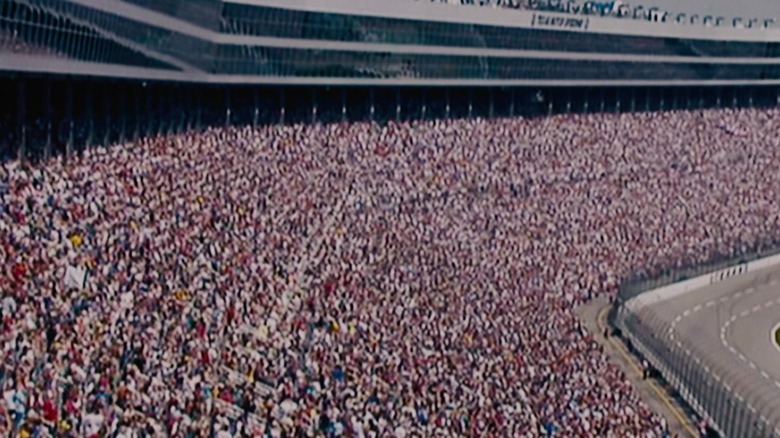 crowded speedway stadium