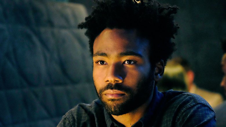 Donald Glover looking straight ahead