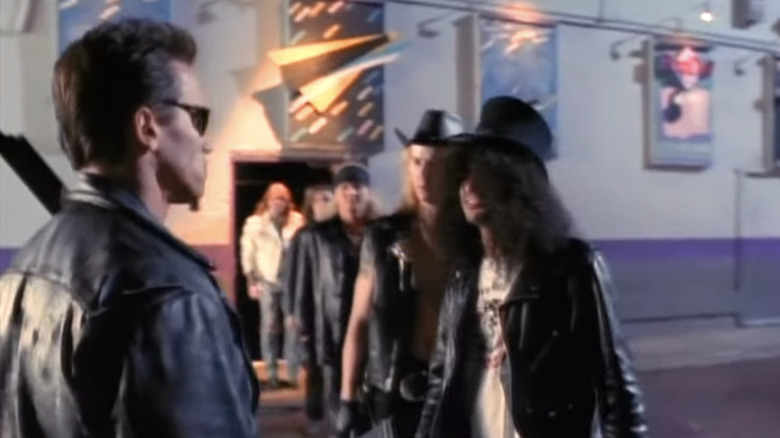 The Terminator confronts Guns N' Roses