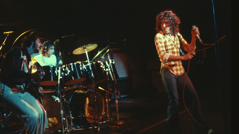 The Who performing