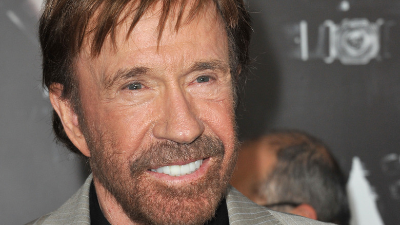 Chuck Norris smiling