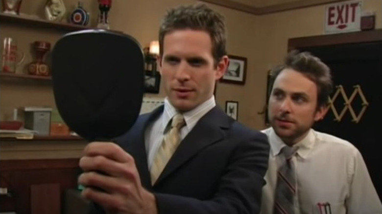 Charlie Day watching Glenn Howerton