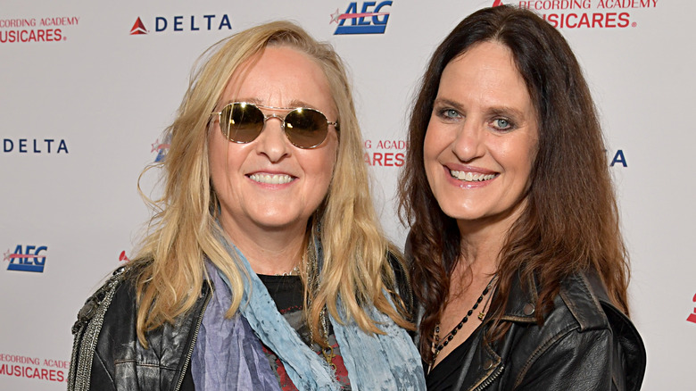 Linda Wallem and Melissa Etheridge smiling