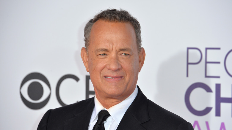 Tom Hanks smiles