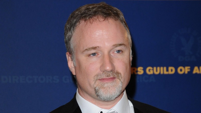 David Fincher posing for the camera