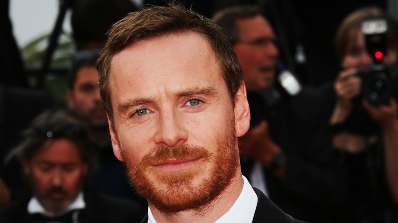 Michael Fassbender smiling