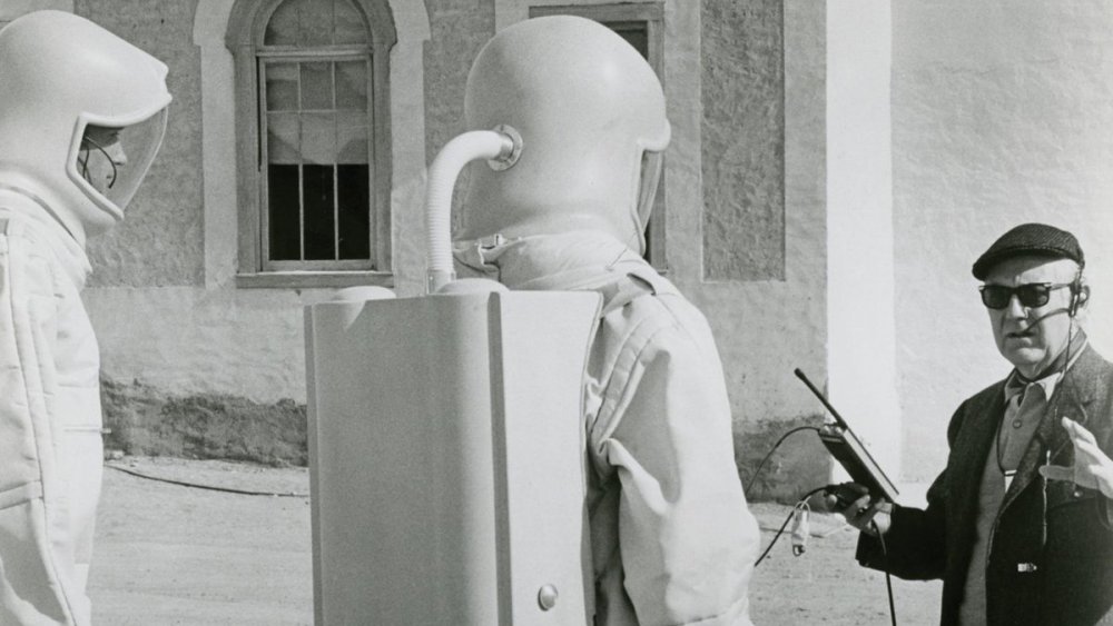 Robert Wise on the set of The Andromeda Strain