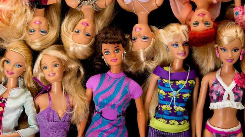 Barbie dolls side by side