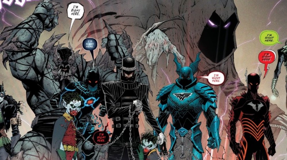 The Batman Who Laughs and the other Dark Multiverse Bruce Waynes